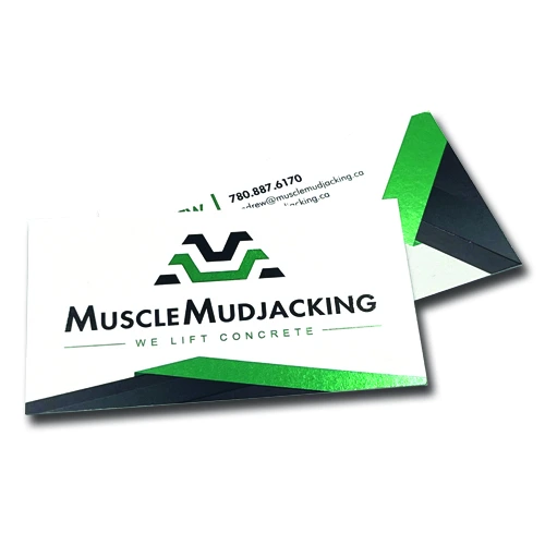 Muscle Mudjacking - Business Cards Edmonton